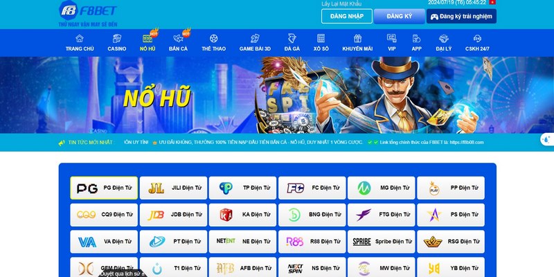 Thông tin về nổ hũ F8bet